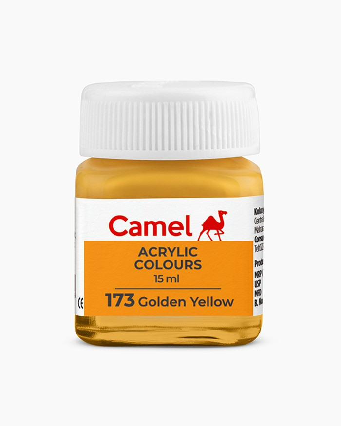 Camlin Acrylic Colour 173 Golden Yellow 15ml
