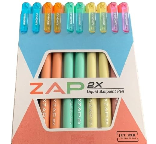 Unomax Zap Ball Pen Black