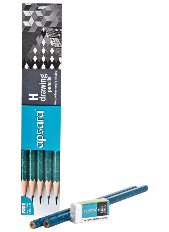 Apsara Drawing Pencil 2H Pack of 10