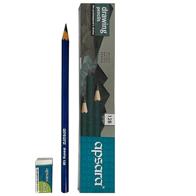 Apsara Drawaing Pencil 12B Pack of 10
