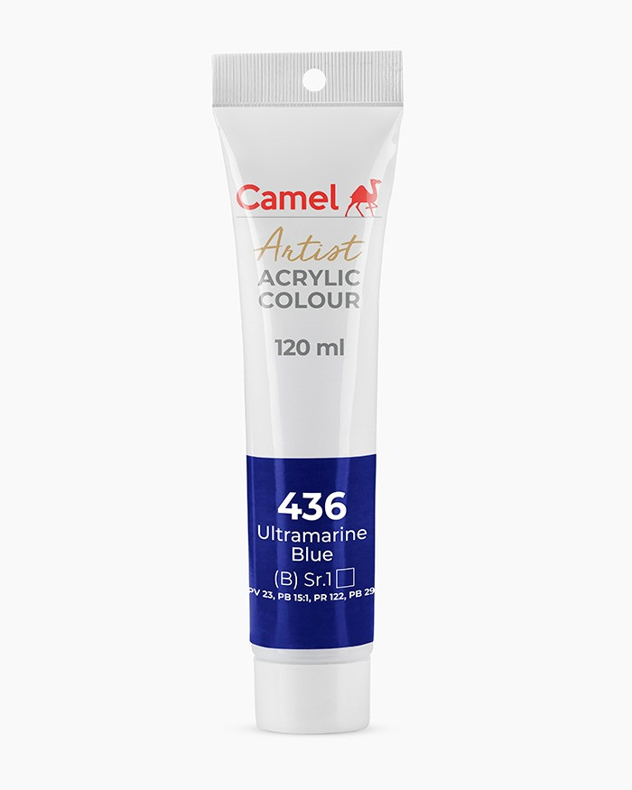 Camel Artist Acrylic Colours 436 Ultramarine Blue 120ml