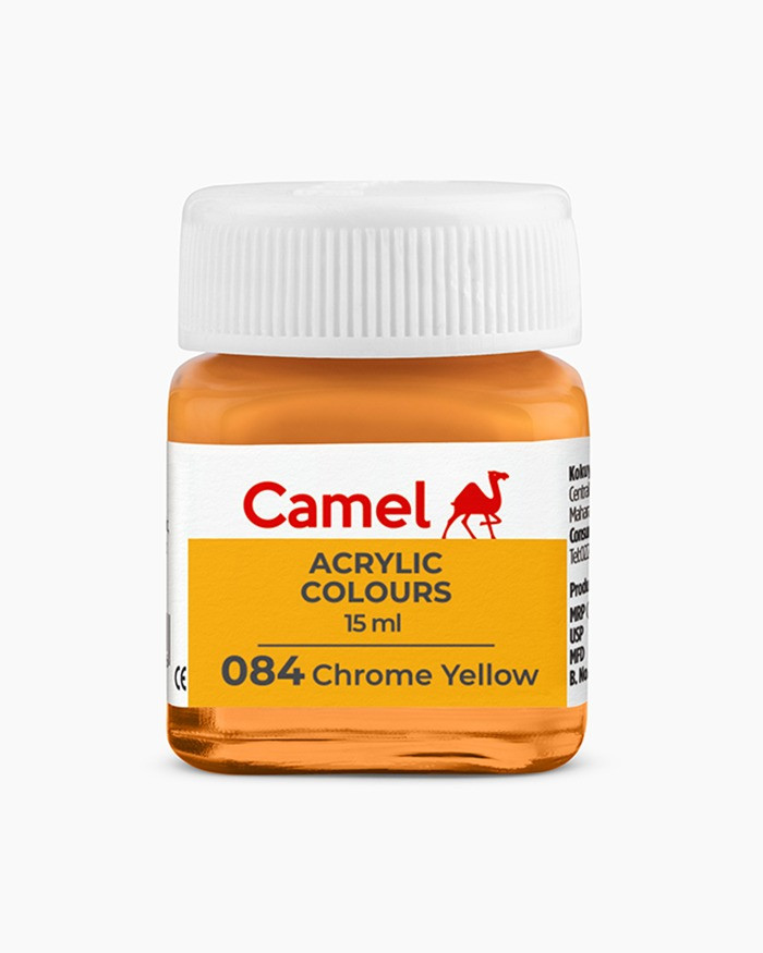 Camlin Acrylic Colour 084 Chrome Yellow 15ml