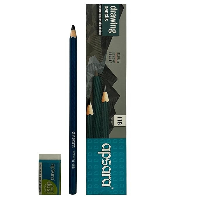 Apsara Drawing Pencil 11B Pack of 10