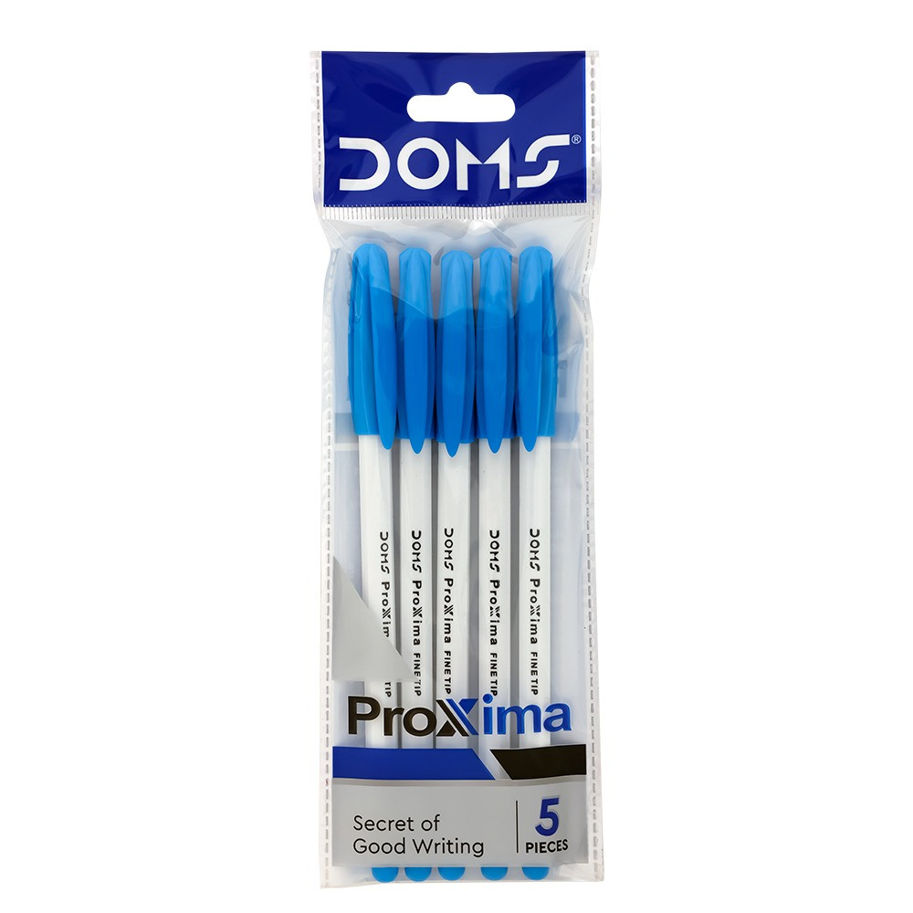 DOMS Proxima  Pen Blue 5pcs Packet