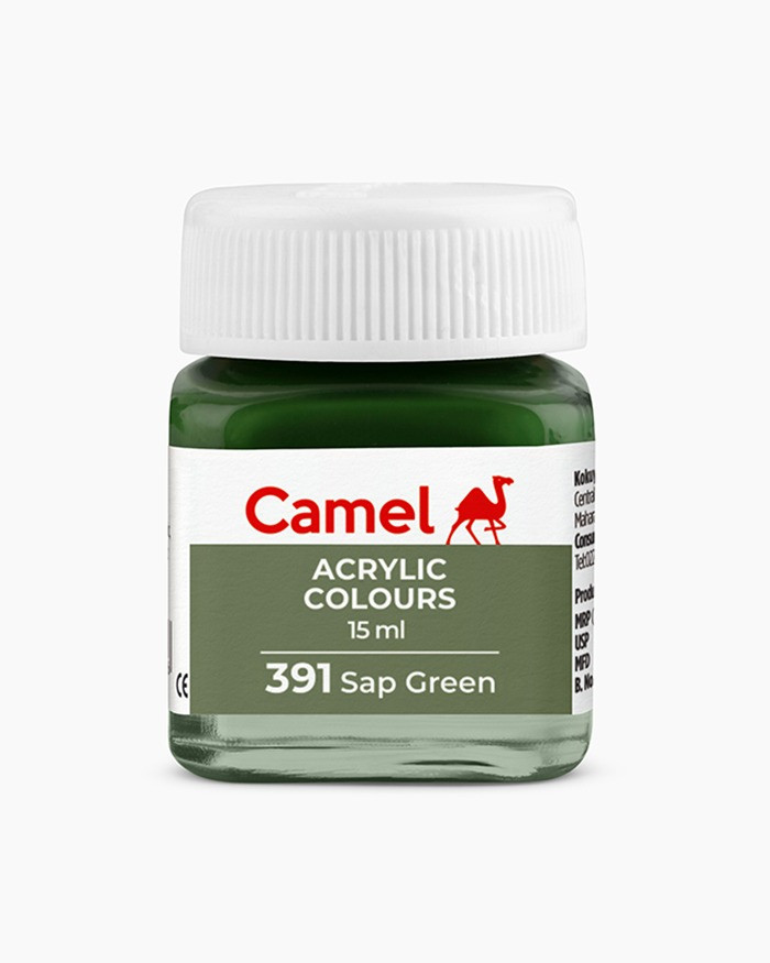 Camlin Acrylic Colour 391 Sap Green 15ml