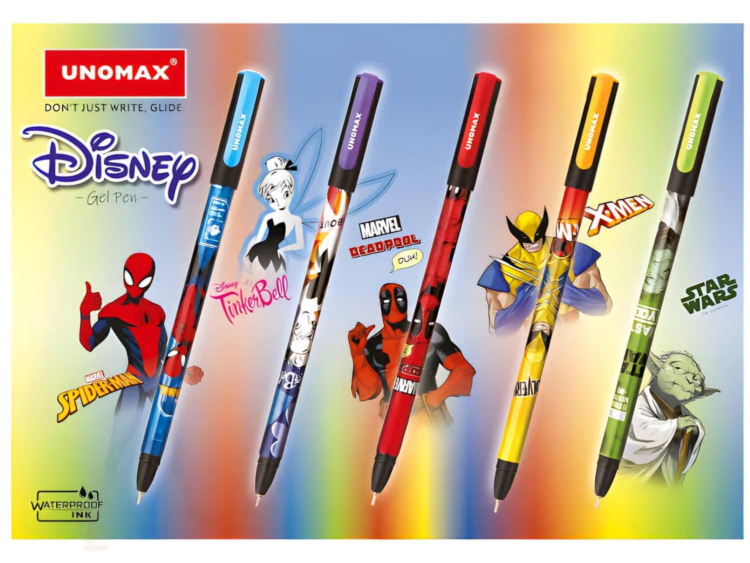 Unomax Disney Gel Assorted 10pcs packet