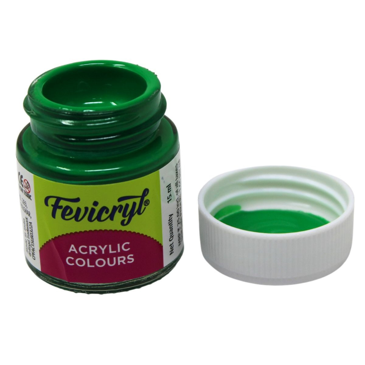 Fevicryl Acrylic Colour 12 Light Green 15ml Mrp 25