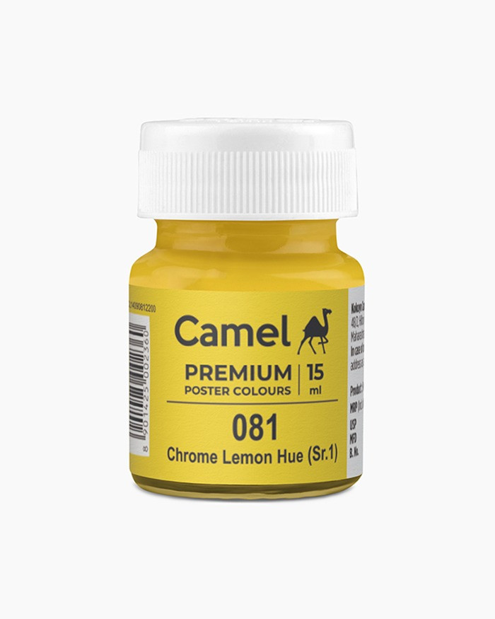 Camlin Poster Colour 081 Chrome Lemon Hue 15ml