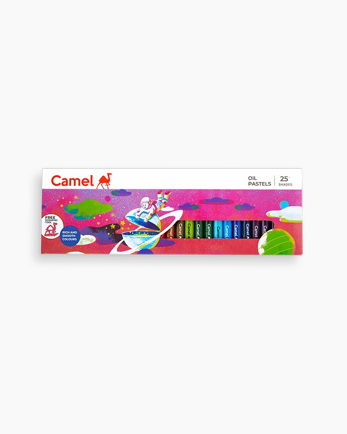 Camlin oil pastels 25 shades Mrp 90