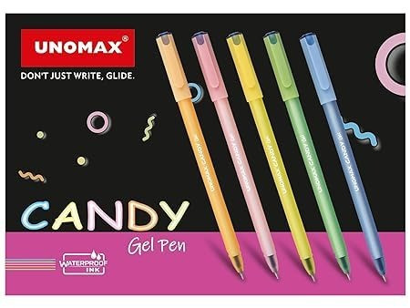 Unomax Candy Gel Black Pack of 10
