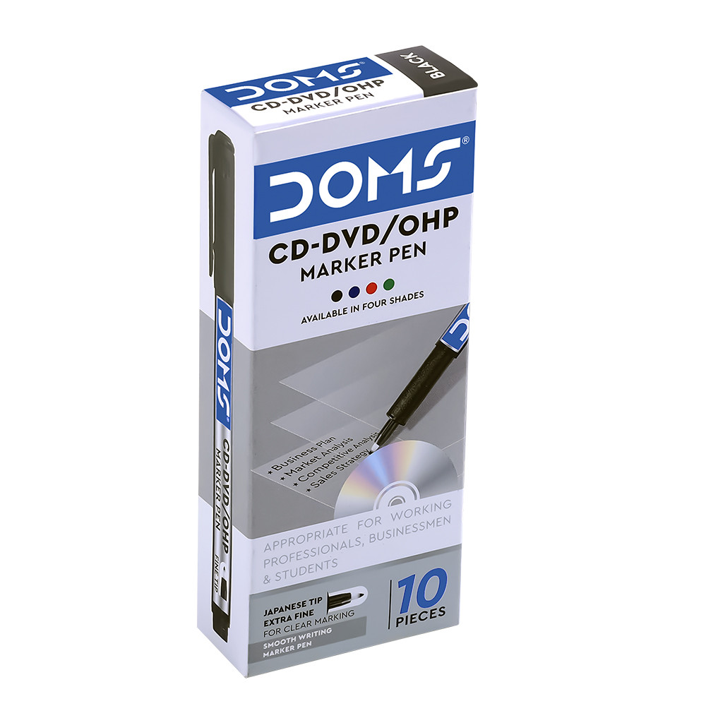 Doms CD DVD Marker 10 pcs box