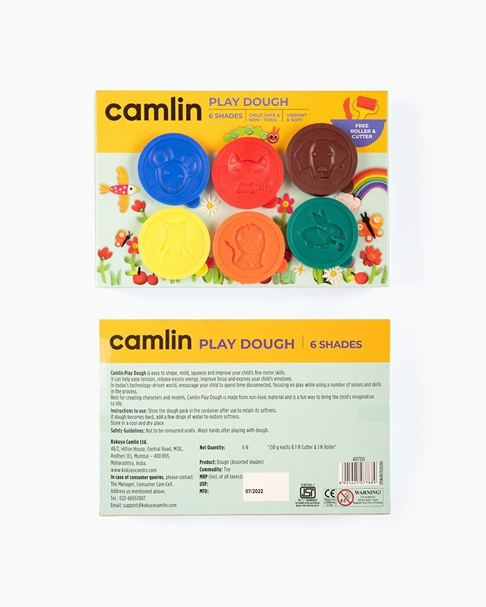 Camlin Dough 6Shade 50Gm Each